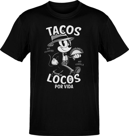 Tacos Locos Old School Tee