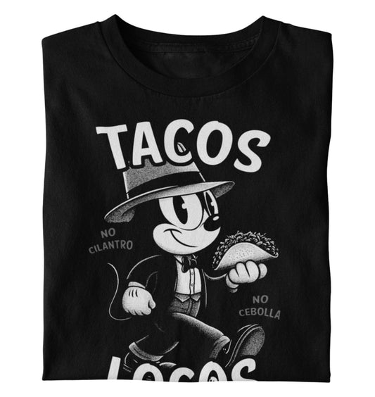 Tacos Locos Old School Tee