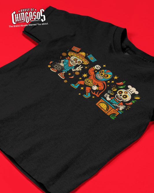 Los Tres Amigos Purp Pari Toddler T-shirt