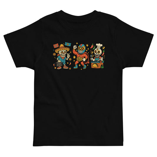 Los Tres Amigos Purp Pari Toddler T-shirt