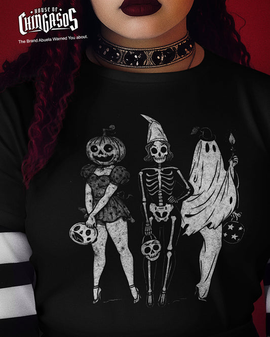 Trick-O-Trio Halloween T-Shirt