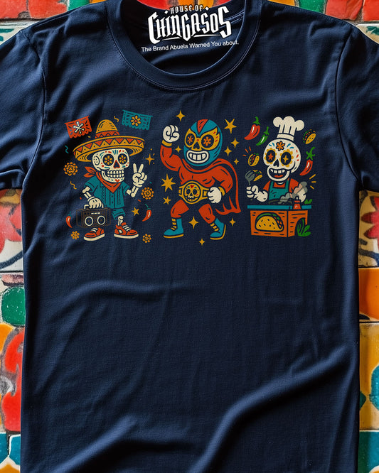 Los Chidos Tres Amigos T-Shirt