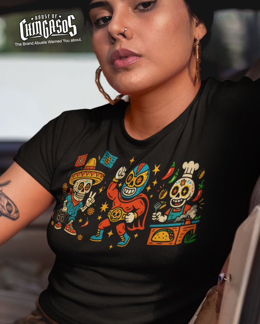 Los Chidos Tres Amigos T-Shirt