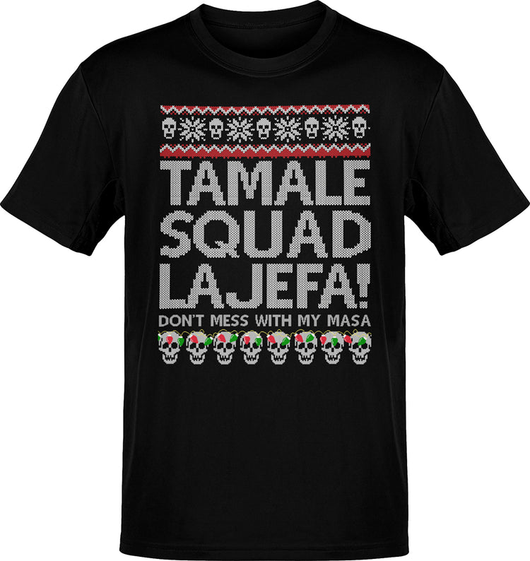 Premium Familia Tamale Squad La Jefa Navidad T-shirt