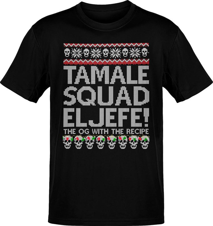 Premium Tamale Squad Navidad El Jefe T-shirt