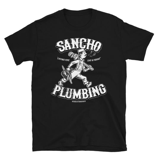 Sancho Plumbing Co. Vintage Greaser T-Shirt
