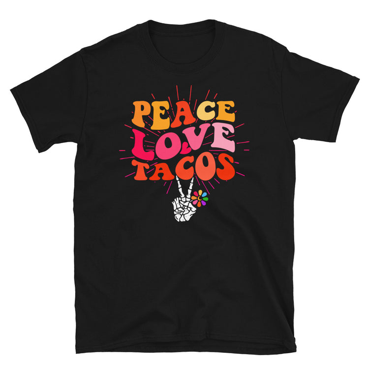 Peace Love And Tacos Vintage Taco Lovers Unisex T-Shirt