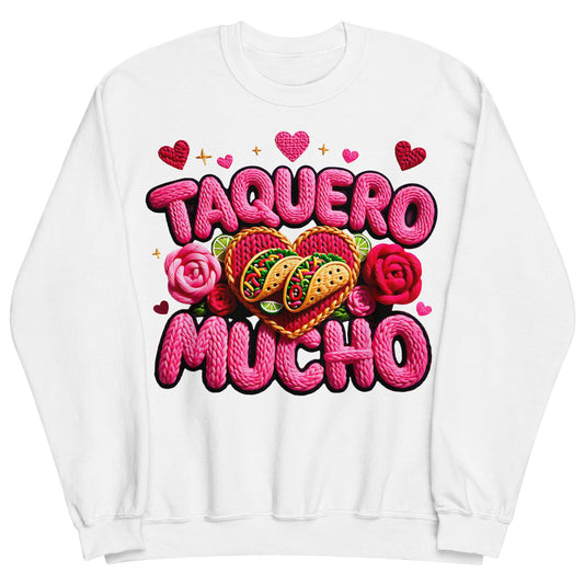 Taquero Mucho Faux Knit Print Sweatshirt