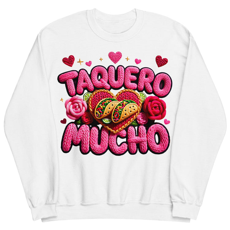 Taquero Mucho Faux Knit Print Sweatshirt