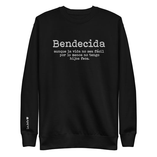 Embroidered Premium Heritage Madre Bendecida Sweatshirt
