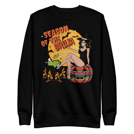 Bruja Season Premium Heritage Sweatshirt ( SIZE UP )