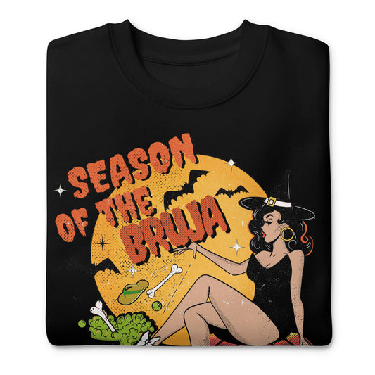 Bruja Season Premium Heritage Sweatshirt ( SIZE UP )