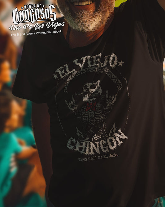 El Viejo Mas Chingon Old School T-Shirt