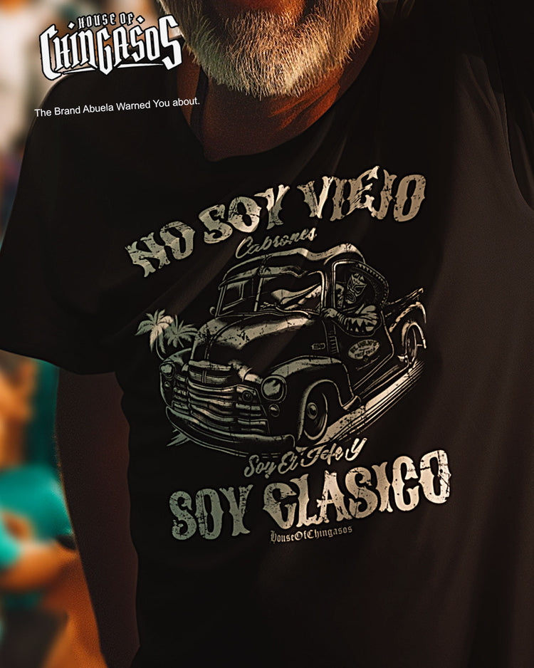 No Soy Viejo Soy Clasico OG Luchador T-Shirt