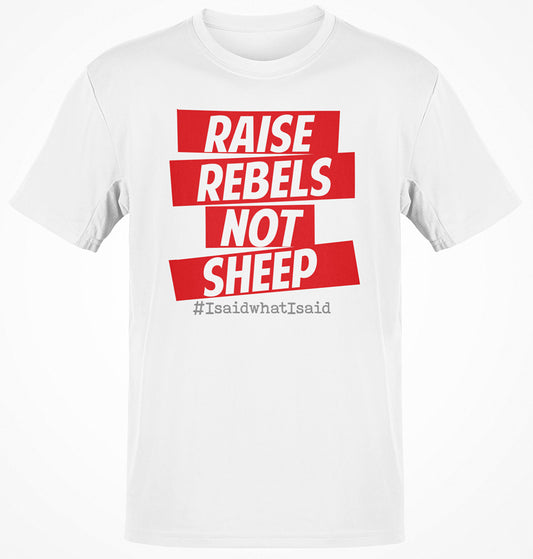 Premium Raise Rebels Not Sheep Old School T-shirt