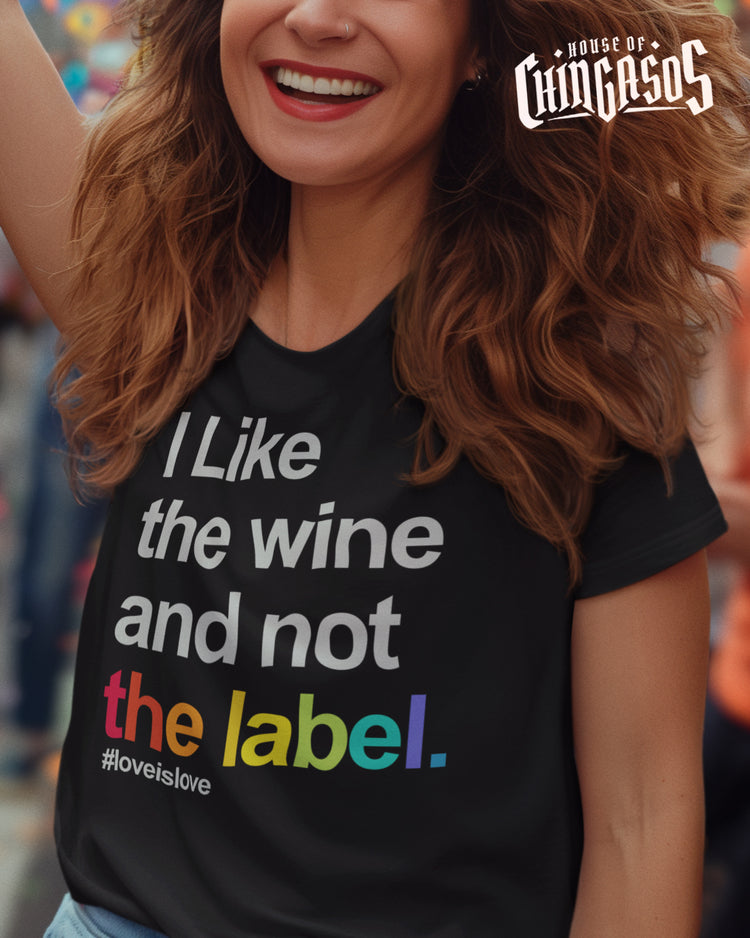 Premium I Like The Wine Not The Bottle Pride t-shirt