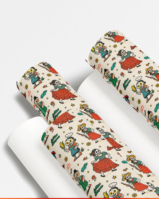 La Jefa Chingona Folklorico Wrapping Paper