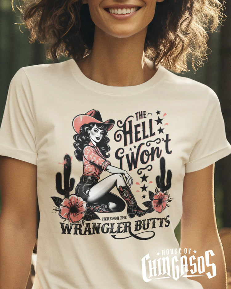 Premium Bella Canvas The Hell I Won't Cowgirl T-shirt