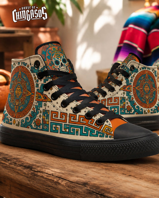 Xiuhpohualli Art De La Calle ( Black or White Sole )
