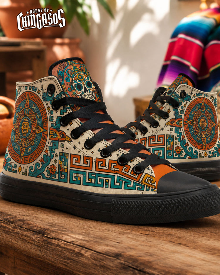 Xiuhpohualli Art De La Calle ( Black or White Sole )