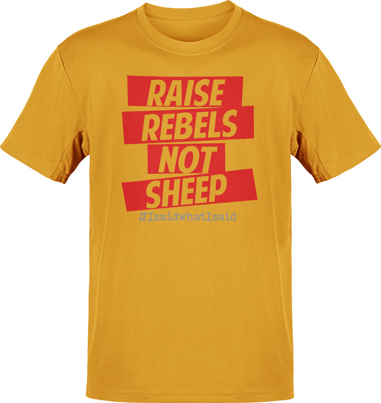 Premium Raise Rebels Not Sheep Old School T-shirt