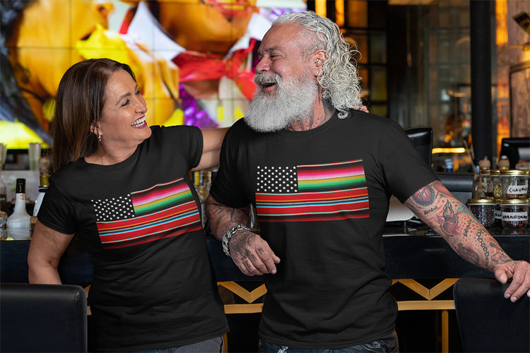 Cross Cultura Serape Bandera T-Shirt