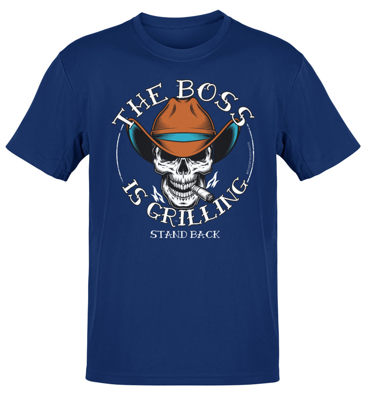 Premium the Boss Is Grilling OG T-shirt