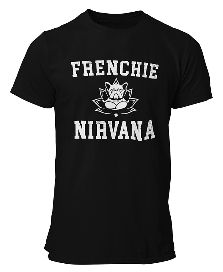 Premium Athletic Heather Frenchie Nirvana Old School Gym T-shirt