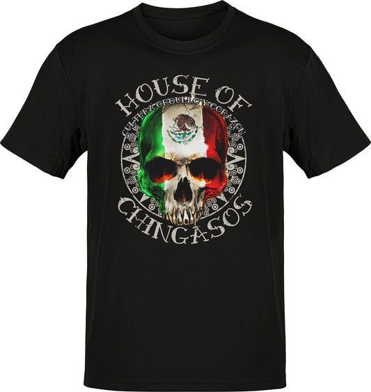 House Of Chingasos Calacas Cultura Old School T-shirt