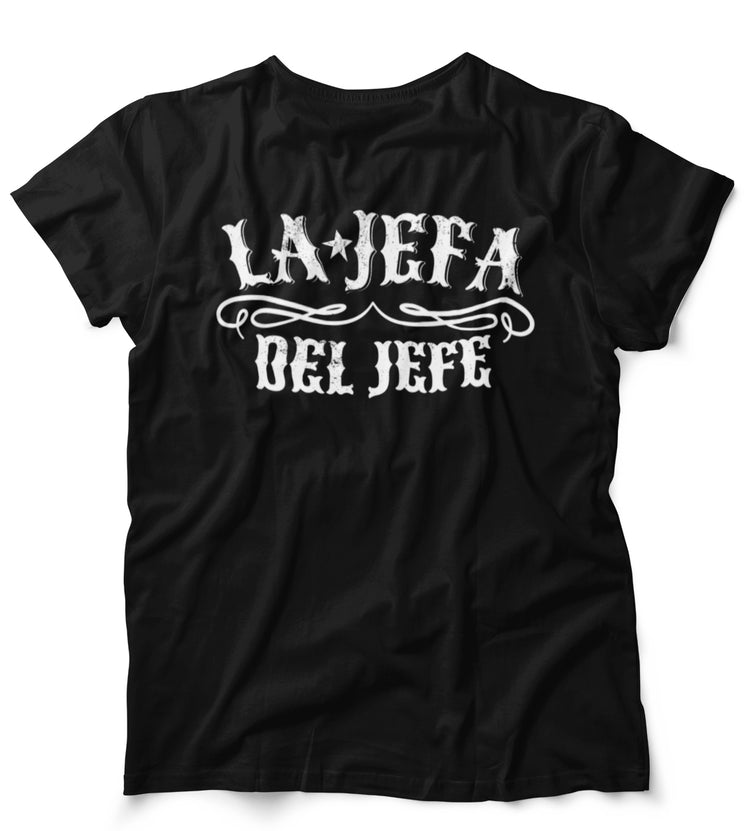 Premium La Jefa Del Jefe Chingona T-shirt
