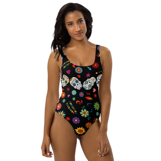Orale! Summer Calaveras Ladies Swimsuit