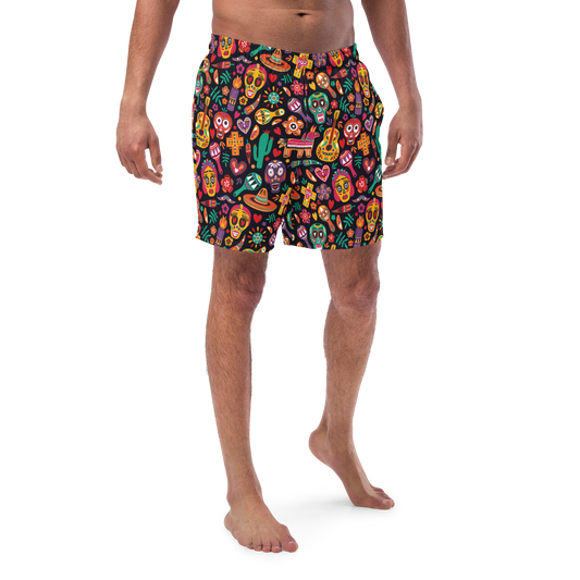 Pura Vida Sugar Skull Trunks