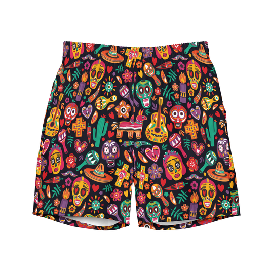 Pura Vida Sugar Skull Trunks