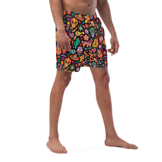 Pura Vida Sugar Skull Trunks