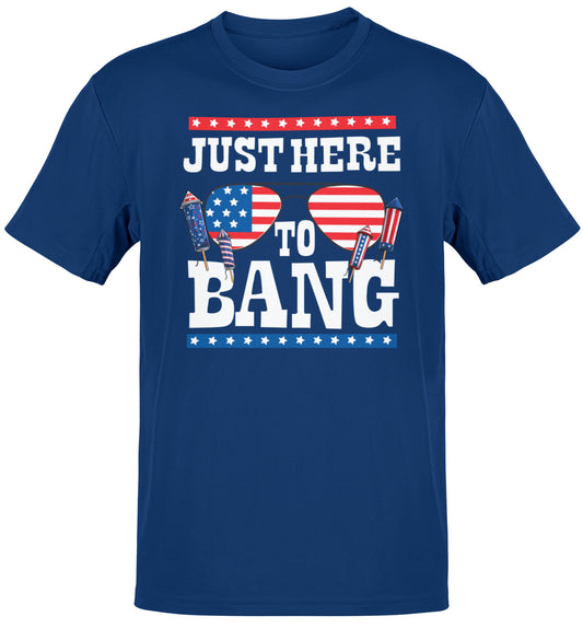Premium Just Here To Bang 4th of July T-shirt