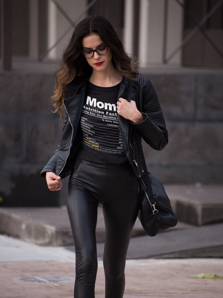 Mom Nutrition Facts Tee