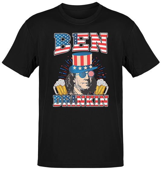 Premium Ben Drinking 4th Of July T-shirt