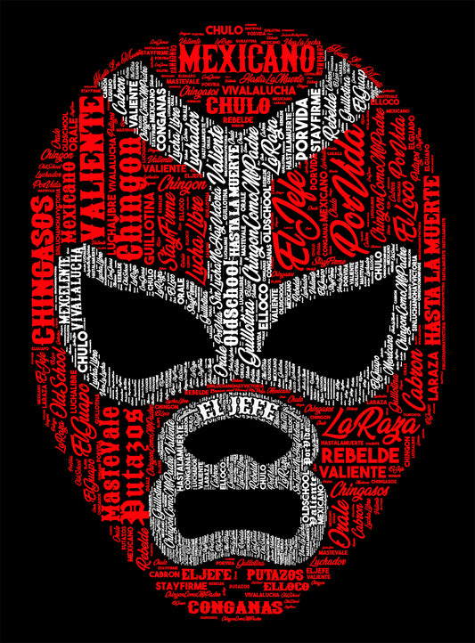 El Luchador Typography Tee