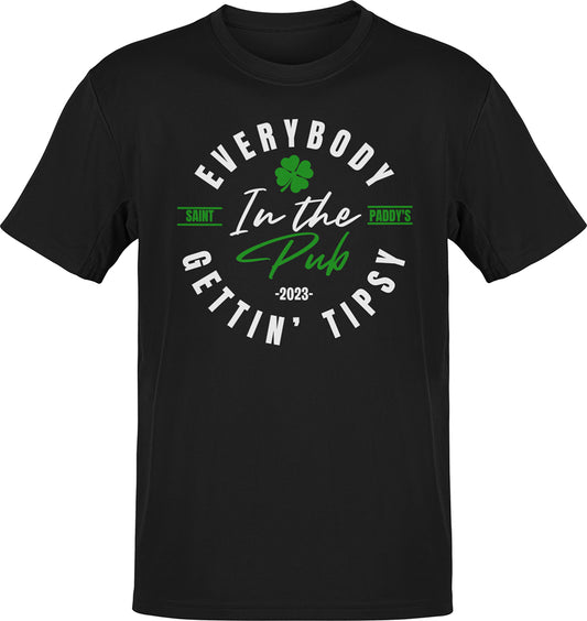Premium Everybody In The Pub OG St. Patrick's Drinking Tee