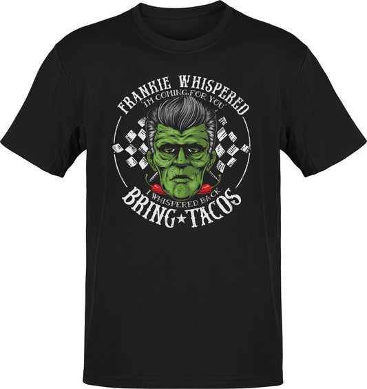 Premium Frankie Whispered Tacos Old School Greaser T-shirt