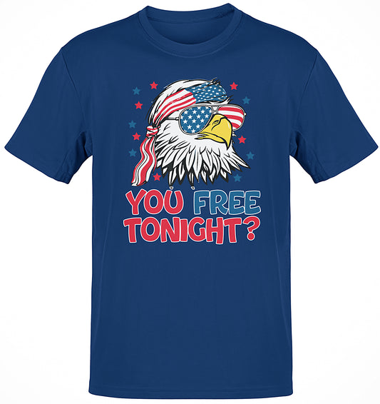 Premium Are You Free Tonight 4th Of July Rockin' Eagle t-shirt