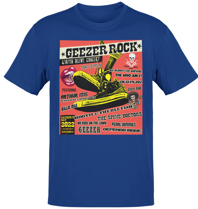 Premium Geezer Rock Concert Dad T-shirt