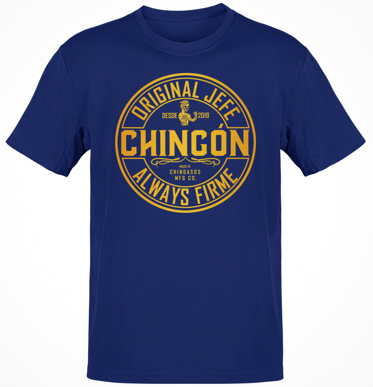 Deluxe Chingon Jefe Black & Gold Cantina T-Shirt
