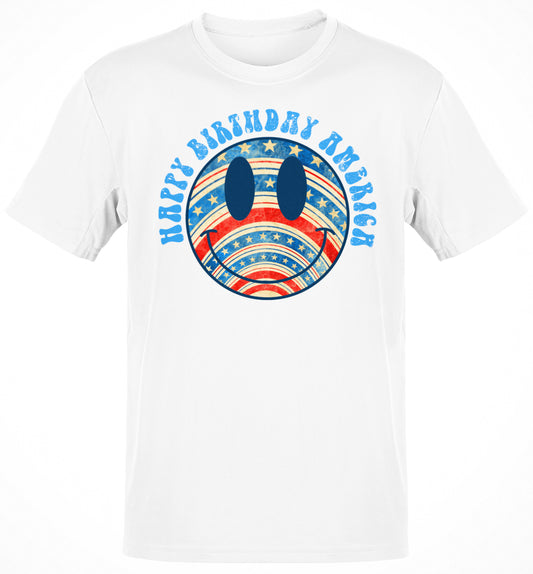 Premium Happy Birthday America Happy 4th Of July T-shirt