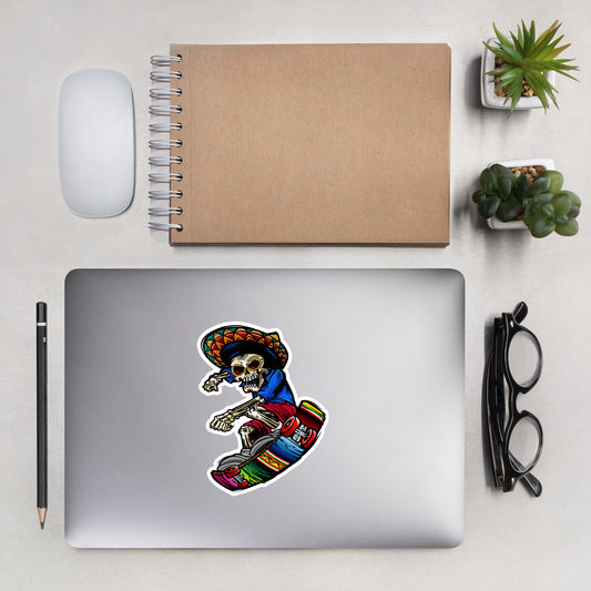 El Mariachi Calacas Bubble-free stickers