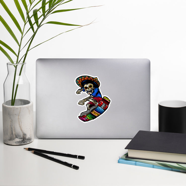 El Mariachi Calacas Bubble-free stickers