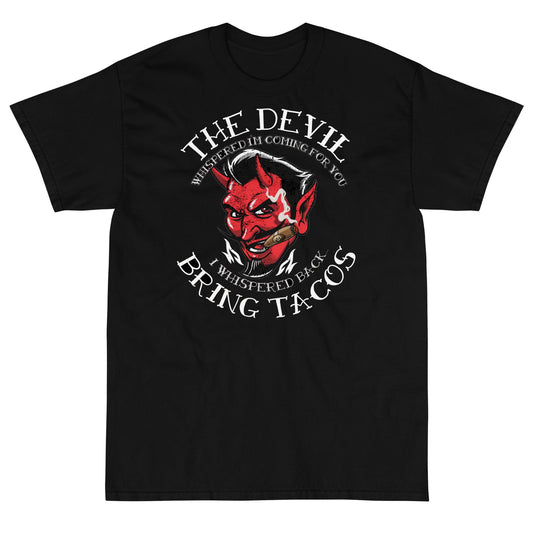 The Devil Whispered...Tacos Vintage OG Greaser T-Shirt 4-5XL