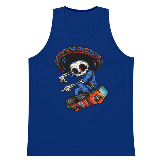Deluxe Heritage Órale Calavera Calavera Skate Tank Top