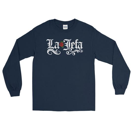 Old School Vintage La Jefa Chingona Long Sleeve T-Shirt