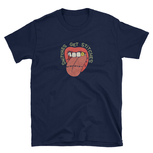 Snitches Get Stitches OG GANGTER T-Shirt